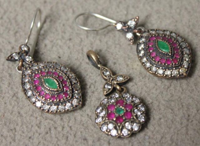 Jewelry Lot of Raj Style Sterling