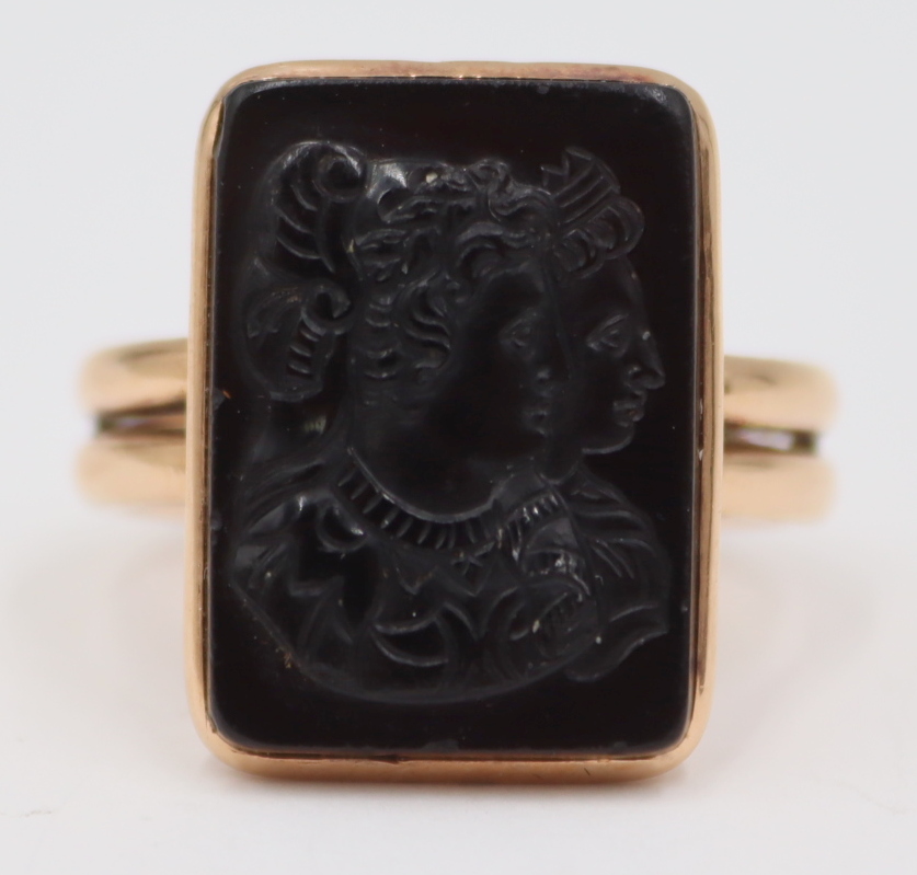 JEWELRY. MEN'S 14KT GOLD AND