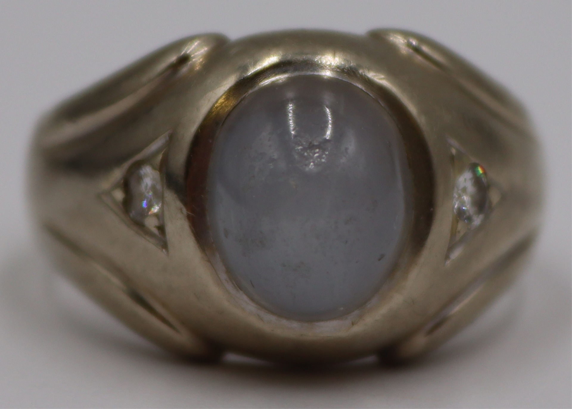 JEWELRY. MEN'S 14KT GOLD DIAMOND