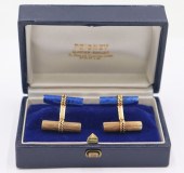 JEWELRY. MEN'S 14KT GOLD JADE