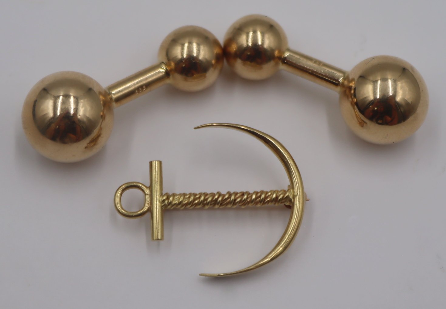 JEWELRY. MEN'S 18KT AND 14KT GOLD