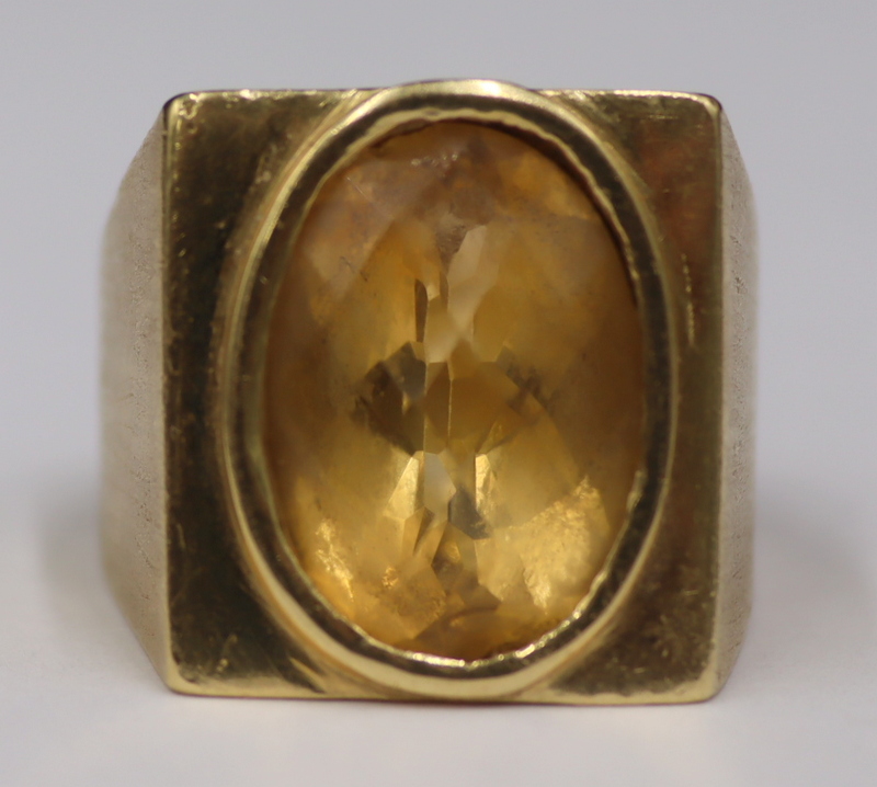 JEWELRY. MEN'S 18KT GOLD AND