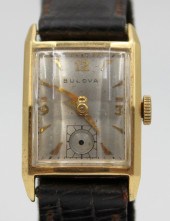 JEWELRY. MEN'S BULOVA 14KT GOL