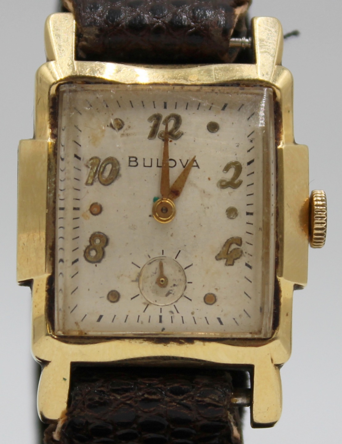 JEWELRY. MEN'S BULOVA 14KT GOLD
