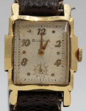 JEWELRY. MEN'S BULOVA 14KT GOL