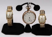 JEWELRY. MEN'S GOLD TONE WATCH