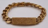 JEWELRY. MEN'S ITALIAN 18KT GO