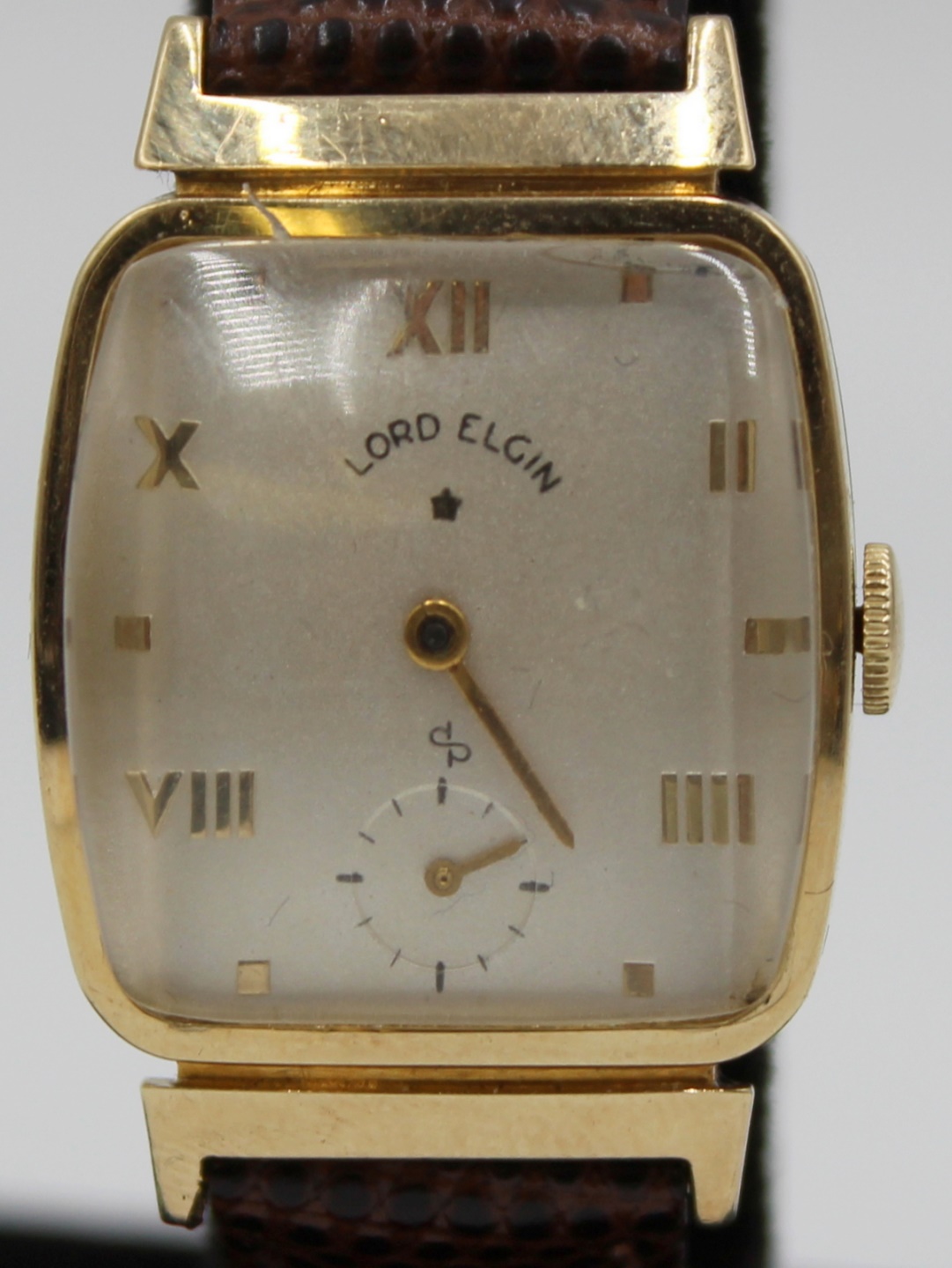 JEWELRY. MEN'S LORD ELGIN 14KT GOLD