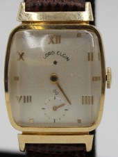 JEWELRY. MEN'S LORD ELGIN 14KT