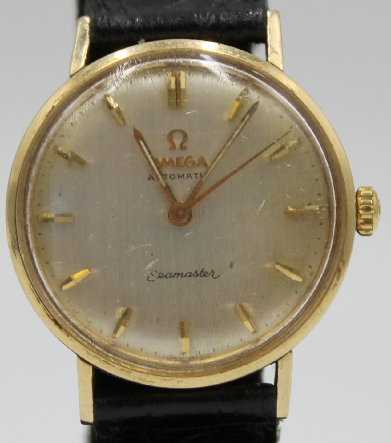 JEWELRY. MEN'S OMEGA SEAMASTER 14KT
