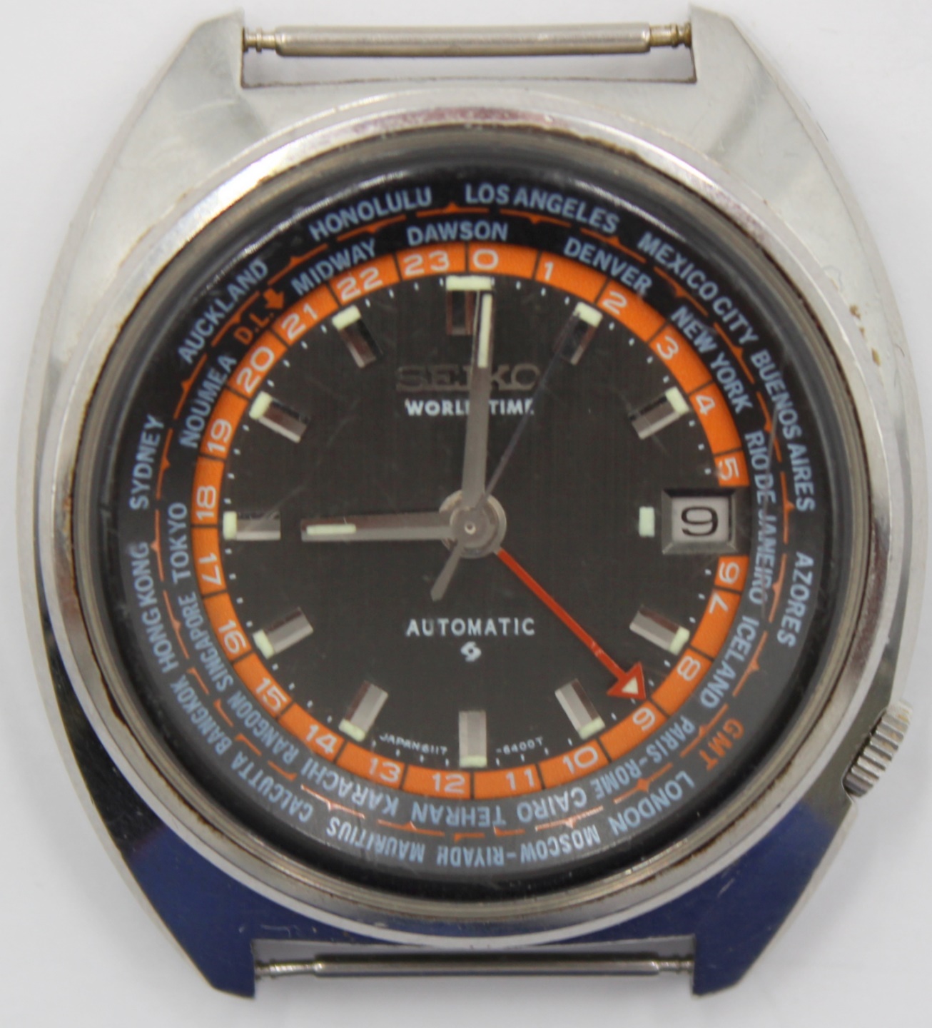 JEWELRY. MEN'S SEIKO WORLD-TIME GMT