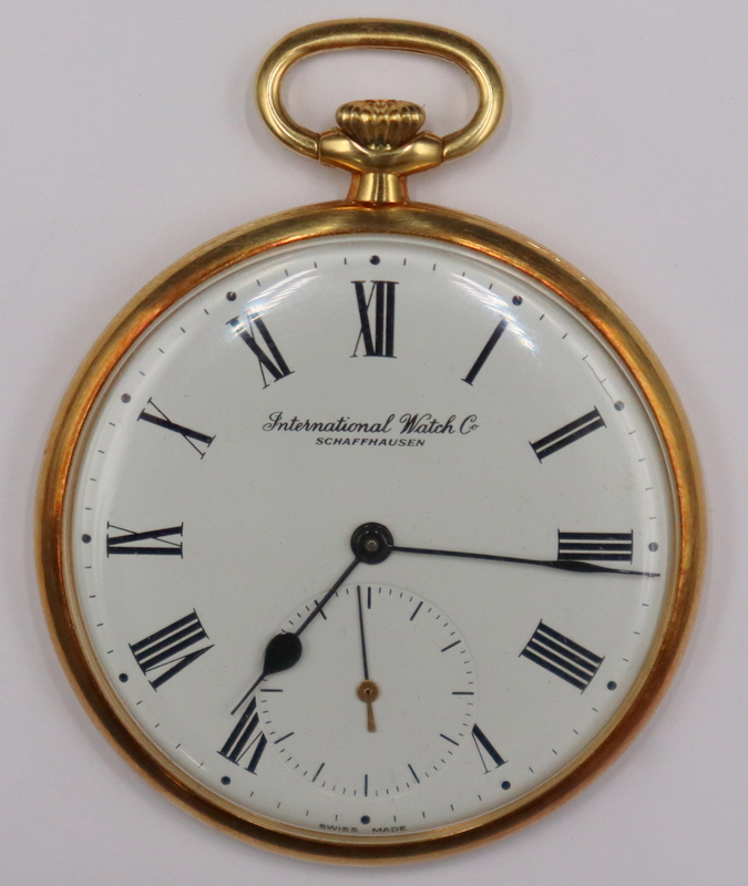 JEWELRY. MEN'S VINTAGE IWC 18KT