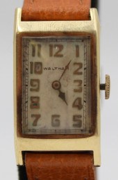 JEWELRY. MEN'S WALTHAM 14KT GO