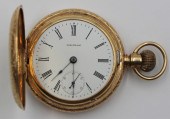 JEWELRY. MEN'S WALTHAM 14KT GO