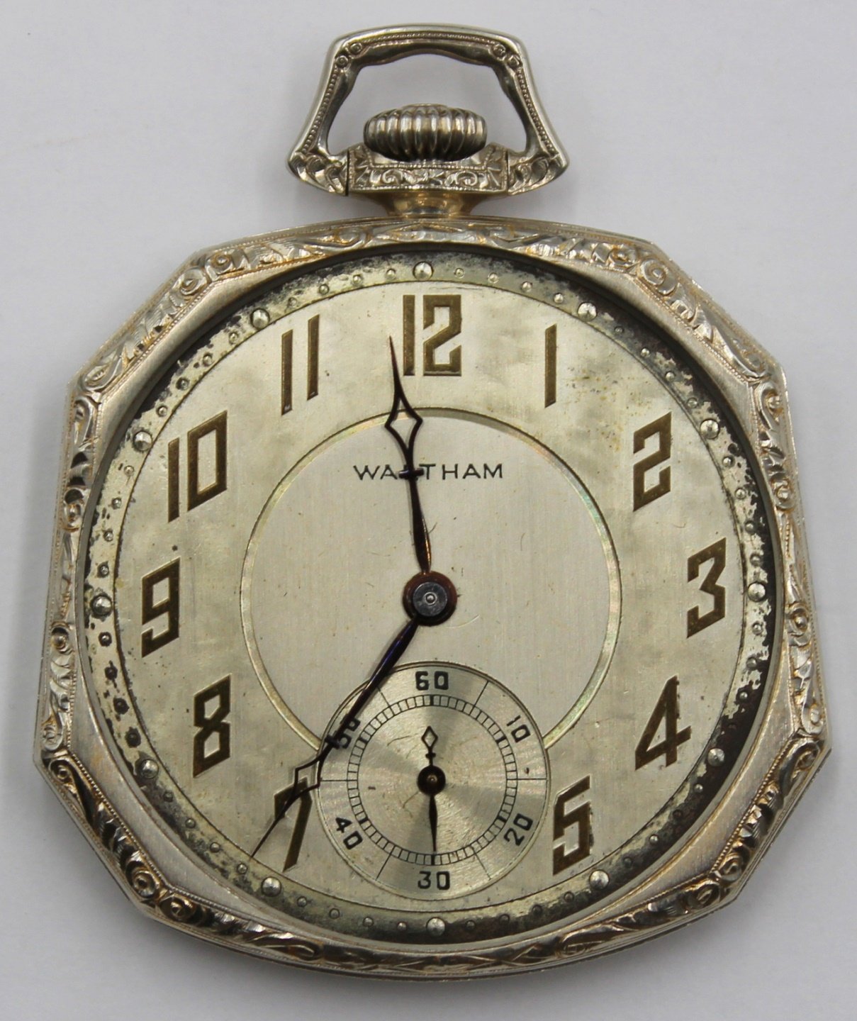 JEWELRY. MEN'S WALTHAM COLONIAL14KT