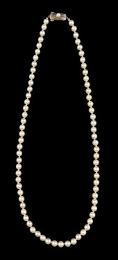 JEWELRY: MIKIMOTO CULTURED PEA