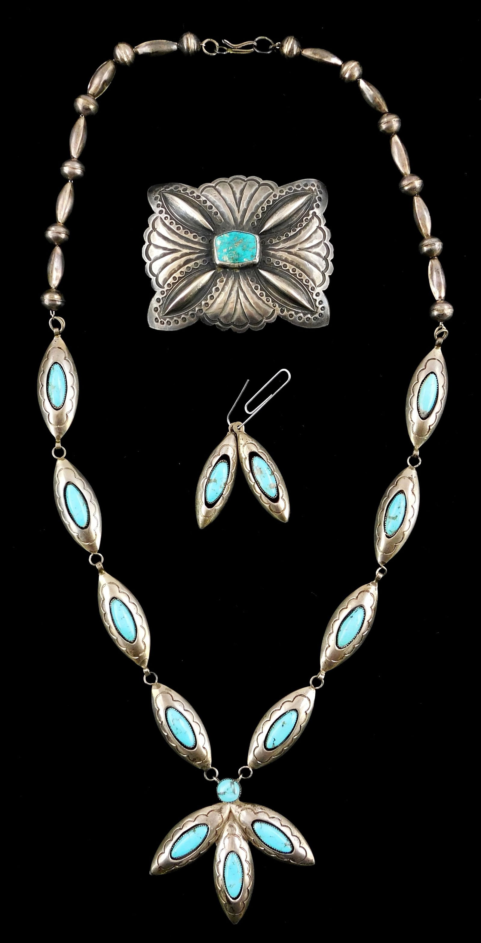 JEWELRY: MILTON BURNSIDE NAVAHO