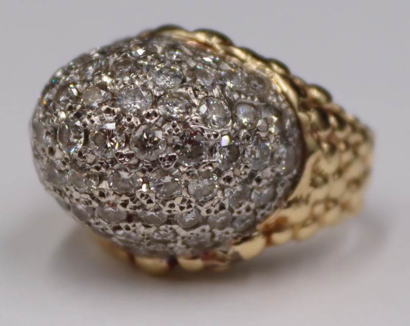 JEWELRY. MODERNIST 14KT BI-COLOR