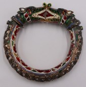 JEWELRY. MUGHAL ENAMELED HIGH