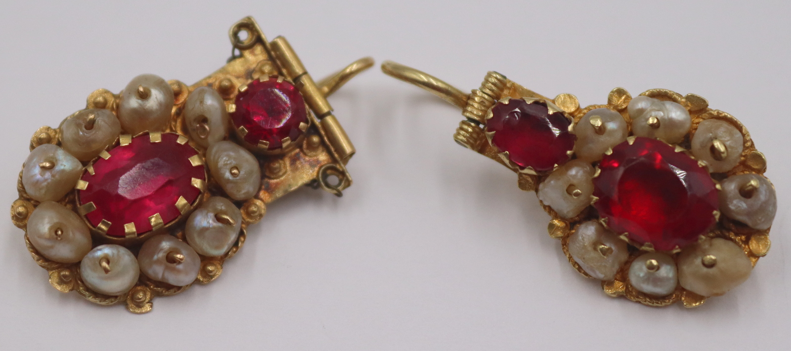 JEWELRY. MUGHAL STYLE 14KT GOLD,