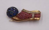 JEWELRY. MUGHAL STYLE SAPPHIRE