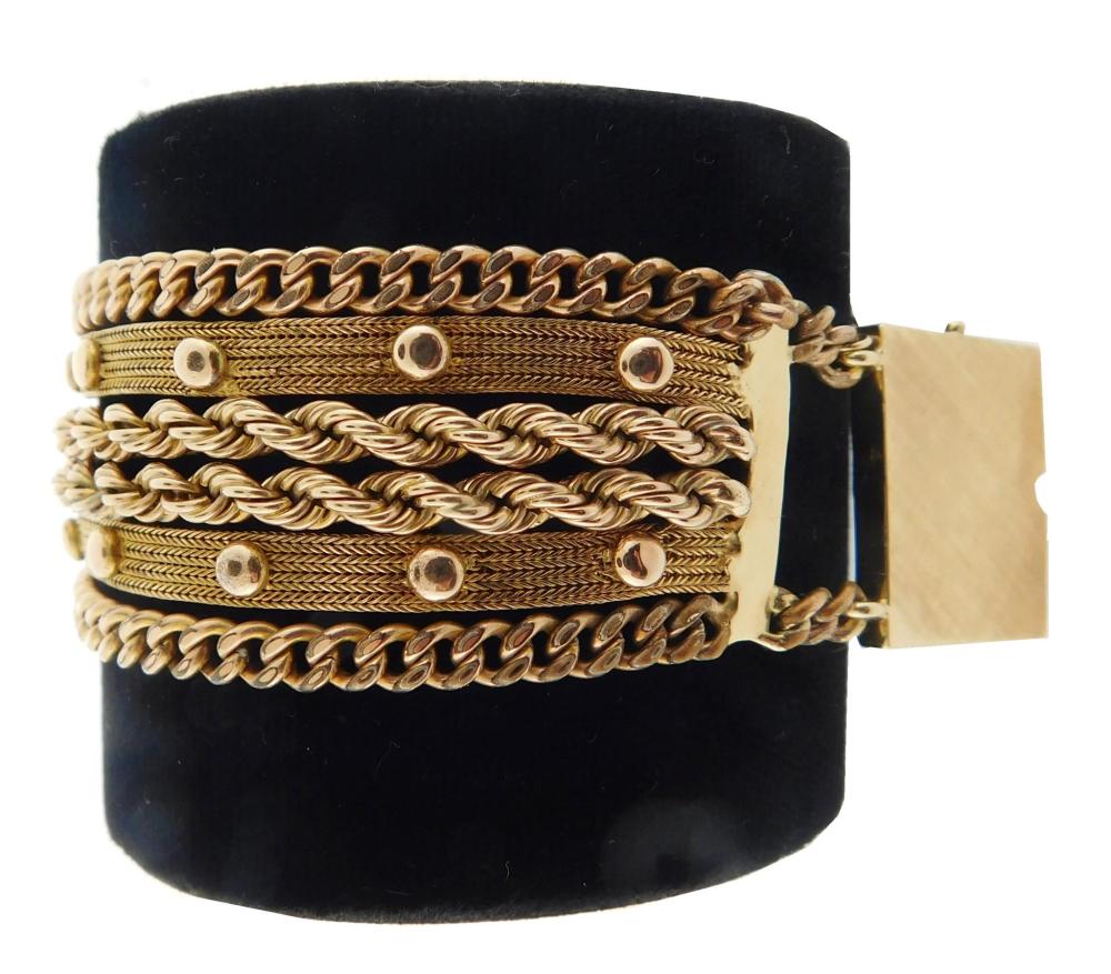 JEWELRY: MULTI-STRAND GOLD CHAIN