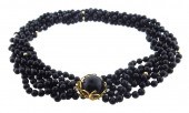 JEWELRY: MULTI-STRAND ONYX AND