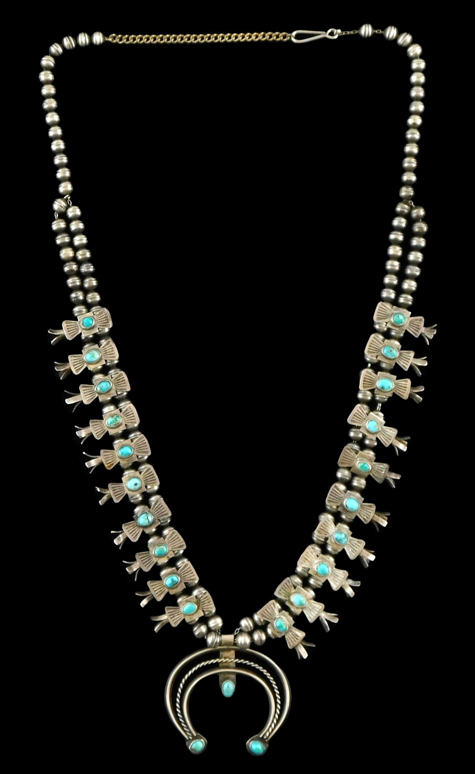 JEWELRY: NAVAJO 'BOX AND BOW'