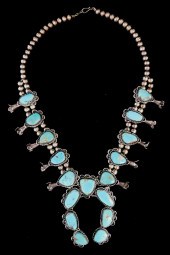JEWELRY: NAVAJO STYLE SQUASH B