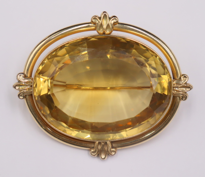 JEWELRY. OVERSIZED 14KT GOLD