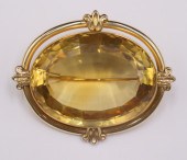 JEWELRY. OVERSIZED 14KT GOLD C