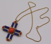 JEWELRY. OVERSIZED 14KT GOLD,