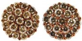 JEWELRY: PAIR OF 10K DIAMOND C