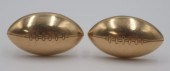JEWELRY. PAIR OF 14KT GOLD FOO