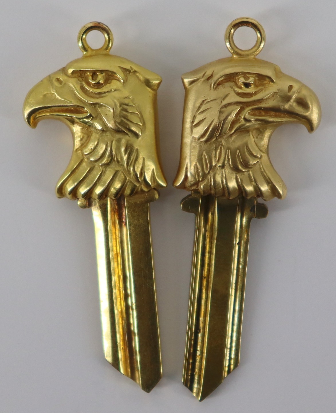 JEWELRY. PAIR OF 14KT GOLD
