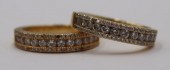 JEWELRY. PAIR OF 18KT GOLD AND