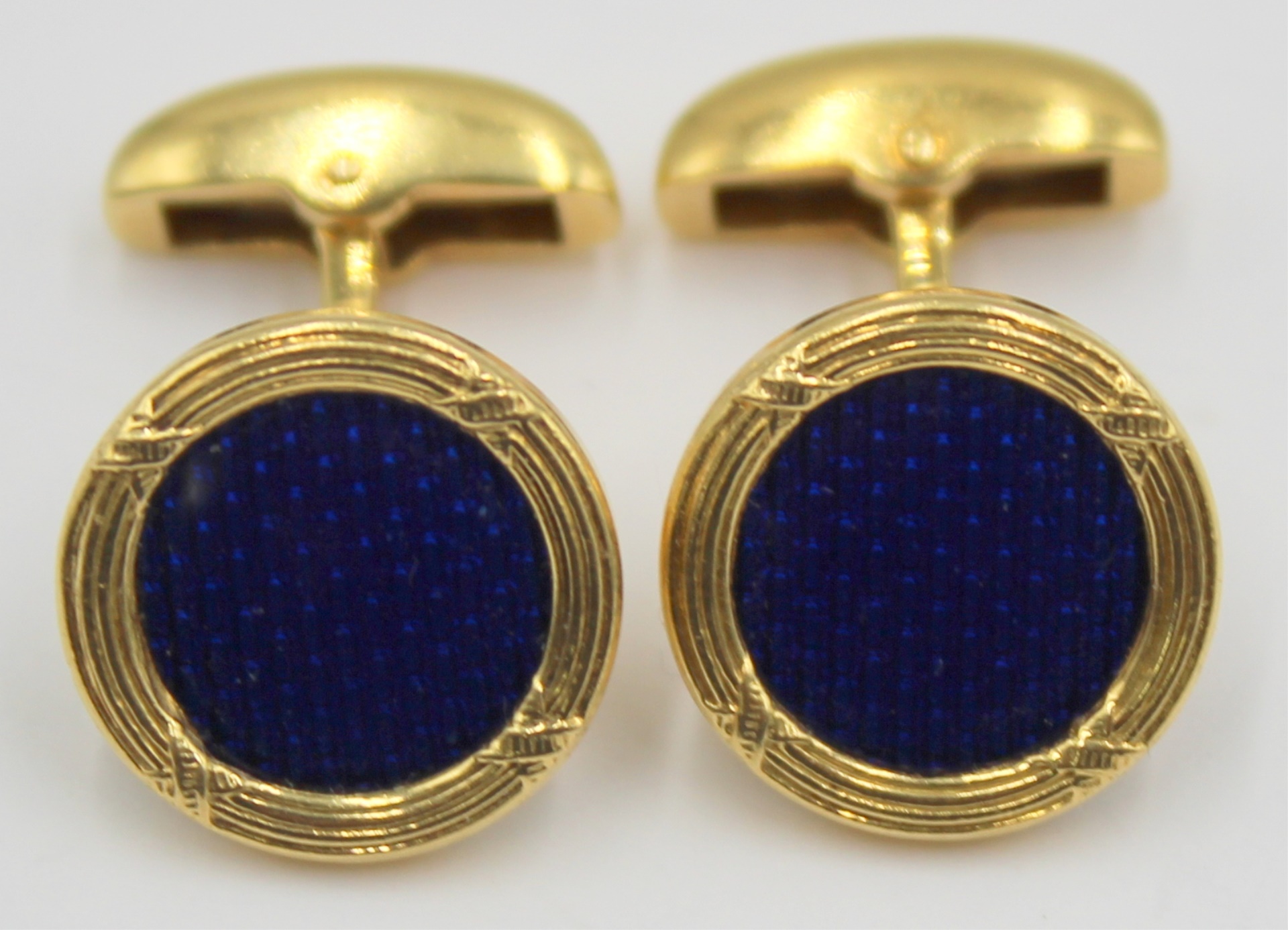 JEWELRY. PAIR OF 18KT GOLD DEAKIN &