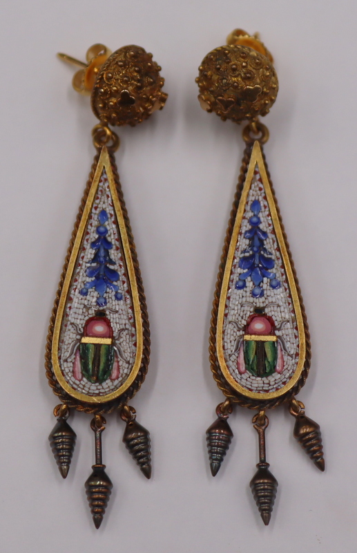JEWELRY. PAIR OF ANTIQUE
