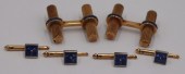 JEWELRY. PAIR OF CARTIER 14KT