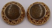 JEWELRY. PAIR OF CHANEL EAR CL