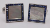 JEWELRY. PAIR OF DIF 18KT GOLD