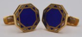 JEWELRY. PAIR OF DIF 18KT GOLD