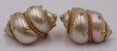 JEWELRY. PAIR OF FRED LEIGHTON