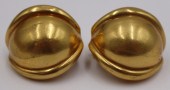 JEWELRY. PAIR OF ITALIAN 18KT