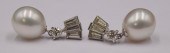 JEWELRY. PAIR OF KWIAT PLATINU