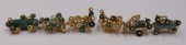JEWELRY. PAIR OF MODERNIST 18C