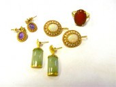JEWELRY: Pair of Opal and Seed