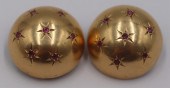 JEWELRY. PAIR OF RETRO/VINTAGE