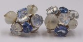 JEWELRY. PAIR OF SEAMAN SCHEPP
