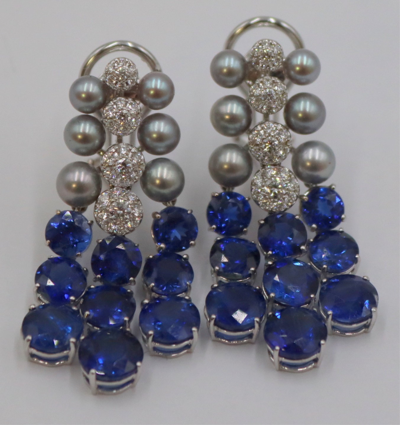 JEWELRY. PAIR OF SEAMAN SCHEPPS